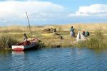 Foto ilustrativa de la nota titulada: As ilhas flutuantes no lago mais alto do mundo escondem uma população milenar
