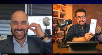 Eduardo Bolsonaro e Paulo Figueiredo usam KY para debochar do STF: "bananinha entrando"; vídeo