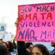 Ato contra feminicídio reúne entidades na Baixada Santista