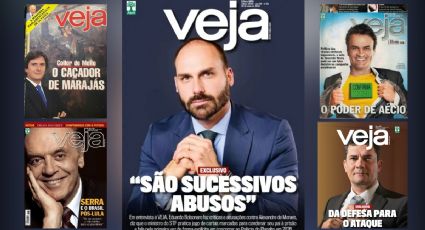 Eduardo Bolsonaro vira novo "Caçador de Marajás" na capa da Veja: "protagonista de um novo ciclo"