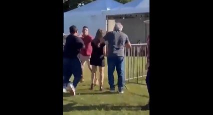 VÍDEO: homem que agrediu criança em festa junina apanha de outros pais