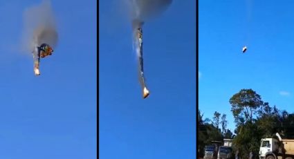VÍDEO: Balão com 21 pessoas pega fogo e cai em SC; bombeiros confirmam ao menos 4 mortes