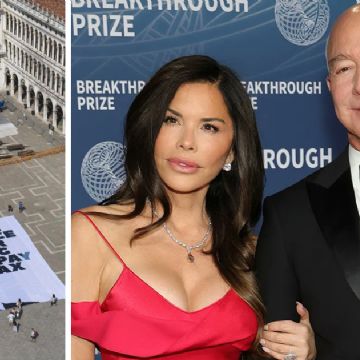 Jeff Bezos muda casamento em Veneza após ameaça com crocodilos infláveis